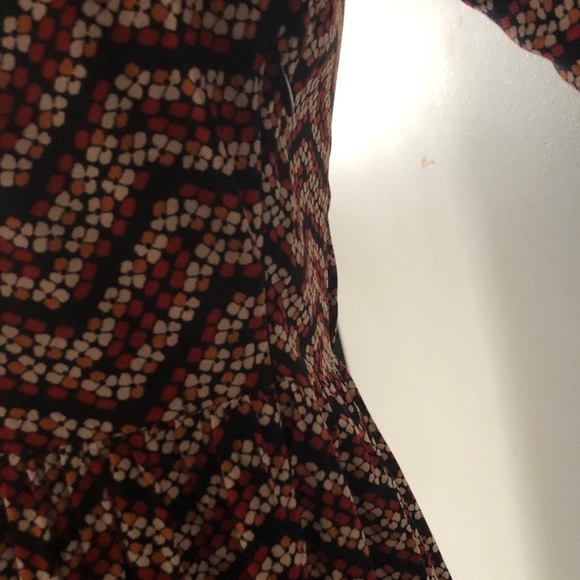 La Petite Francaise vintage retro pattern floral babydoll dress long sleeve - Picture 6 of 8